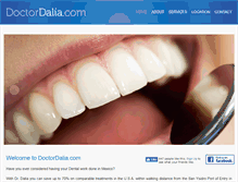 Tablet Screenshot of doctordalia.com